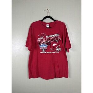 Arkansas Razorbacks 2011 Sugar Bowl Football Shirt Mens XL Arkansas Vs Louisiana